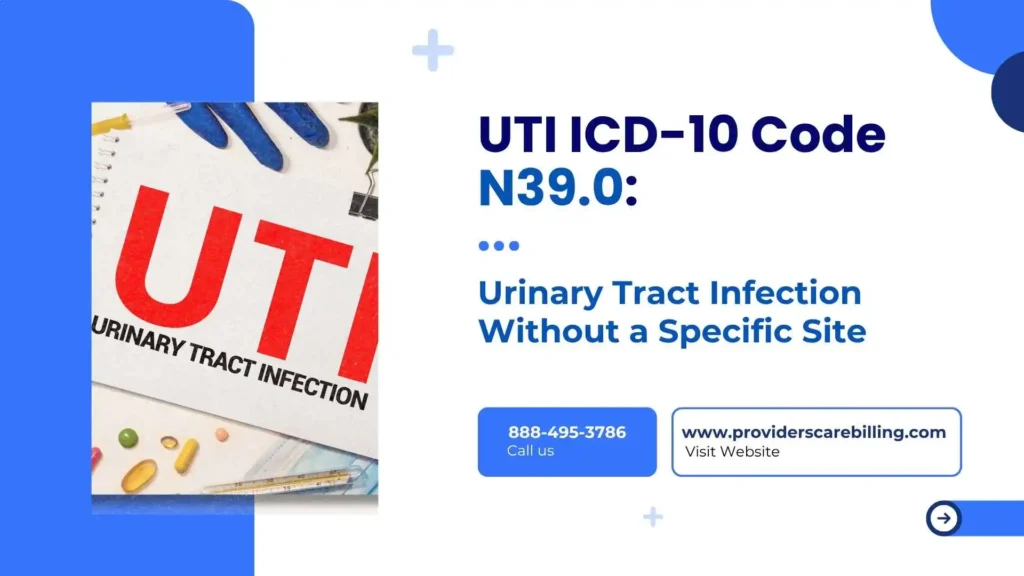 UTI ICD-10 Code N39.0 Urinary Tract Infection Without a Specific Site